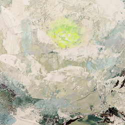 牡丹オーラ／アクリル画　キャンバス　原画　Ｓ0号　静物画　ミューズ　白い花 4枚目の画像