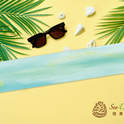 Original Design Cooling Towel -  Turquoise Summer by SC 1枚目の画像