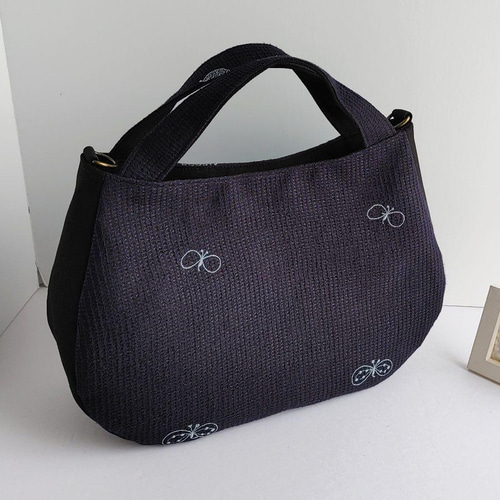 SALEミナペルホネン choucho ワッフル生地 2wayコロリンショルダー