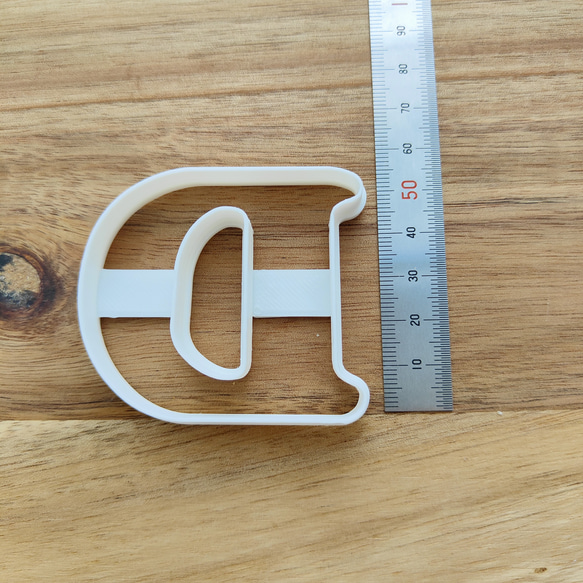 アルファベット【D】  タイプライター風  クッキー型 2枚目の画像
