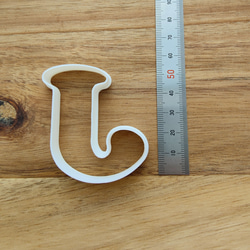 アルファベット【J】  タイプライター風  クッキー型 2枚目の画像