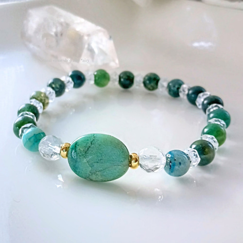 クォンタムクアトロシリカのブレスレット 希少石 クォンタムクワトロ