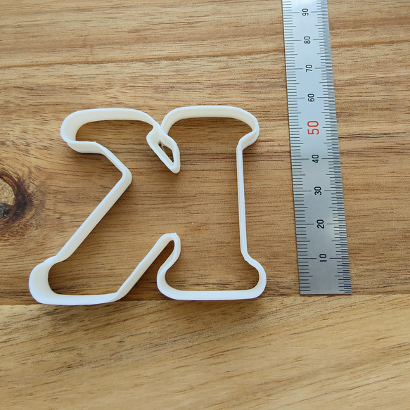 アルファベット【K】  タイプライター風  クッキー型 2枚目の画像