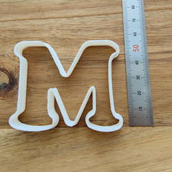 アルファベット【M】  タイプライター風  クッキー型 2枚目の画像