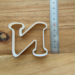 アルファベット【N】  タイプライター風  クッキー型 2枚目の画像