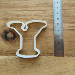 アルファベット【Y】  タイプライター風  クッキー型 2枚目の画像
