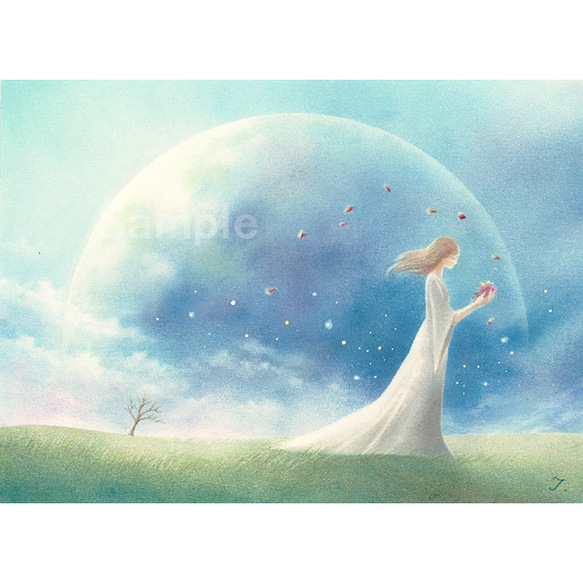 パステル画 原画作品 ～Pure Dream～ (額装品) 【送料無料】 絵画  