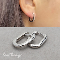 両耳　フープピアス　シルバー925 両耳 シルバー925 フープピアス U字ピアス リングピアス 金属