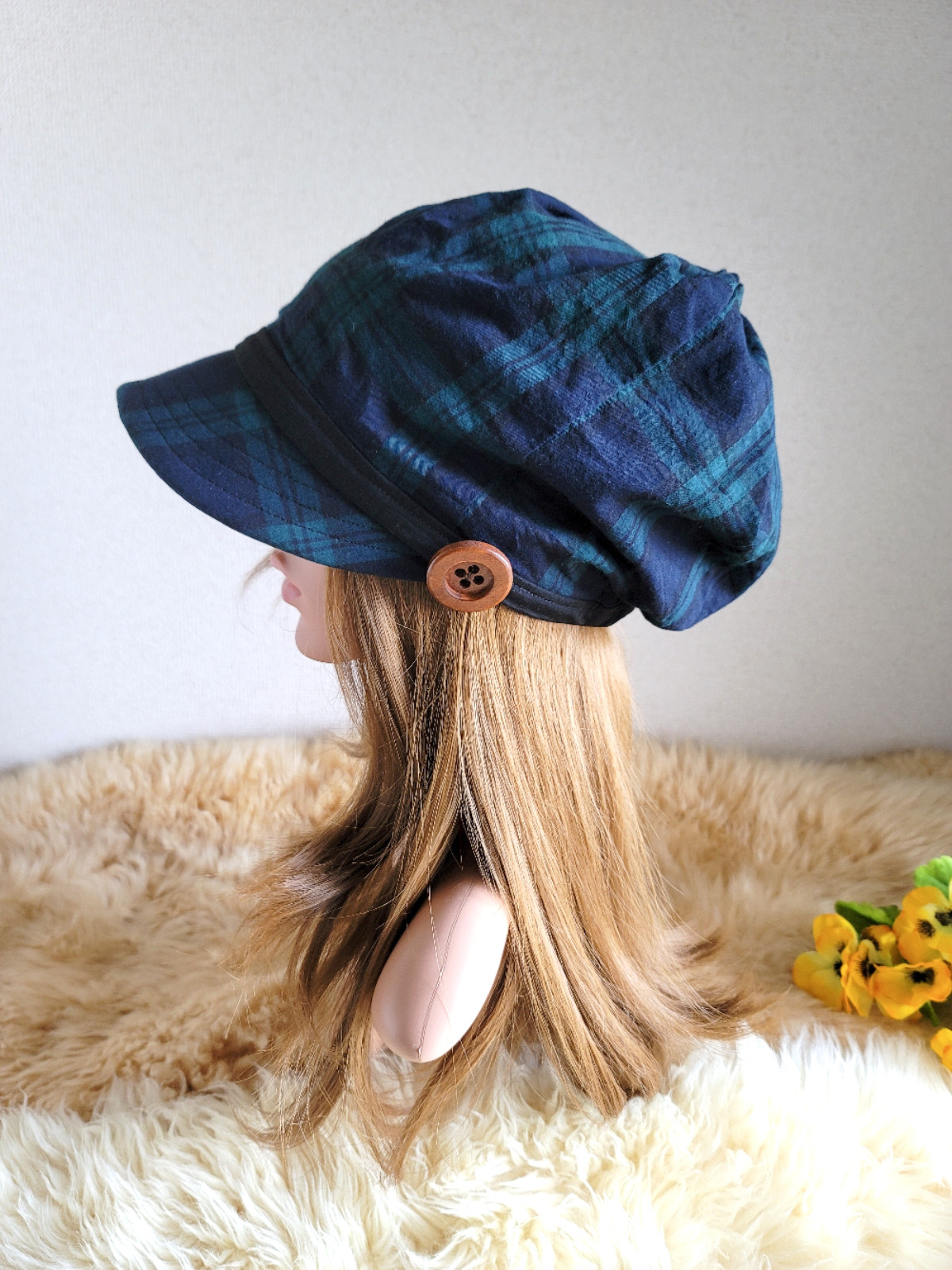 Atlast&co ウールキャスケット size:7 1/4 （AtLast&Co.(アットラスト 