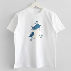 Tシャツ（テクテク・アデリーペンギン） 2枚目の画像