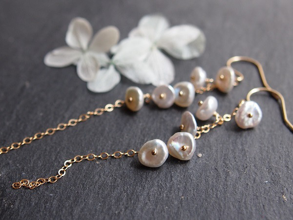 雨音の旋律（ピアス（14kgf）／イヤリング