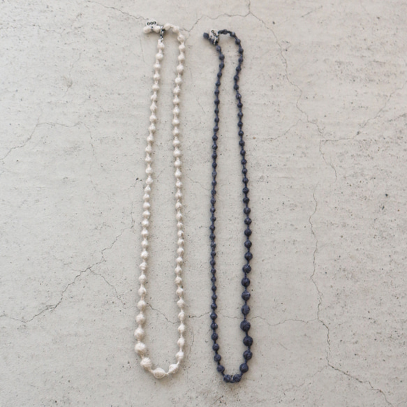 刺繍ネックレス】スフィア・プラス60㎝ ネックレス（シルクリネン