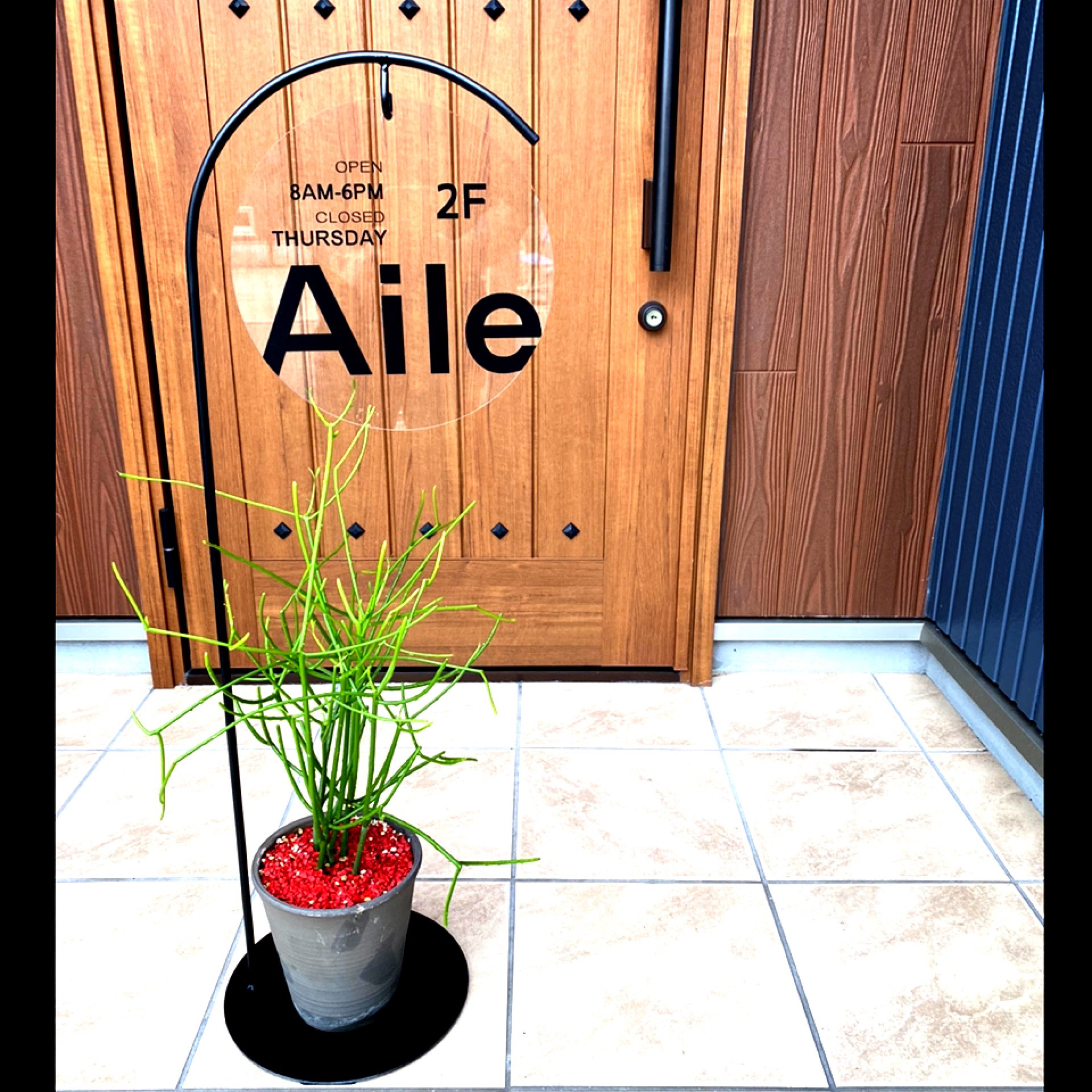 ☆アイアン看板☆Bosendorfer5☆ 丸型イーゼル