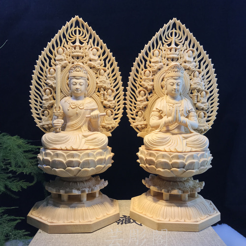 三星像 クラッキングエッグ彫刻（Mythique）／仏教 桐箱付き kgdsbz20-2303.jpg