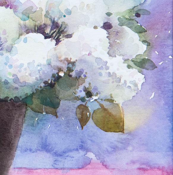 【明日のために】透明水彩　ジークレー・オリジナル版画 180×180ｍｍサイズ〜 5枚目の画像