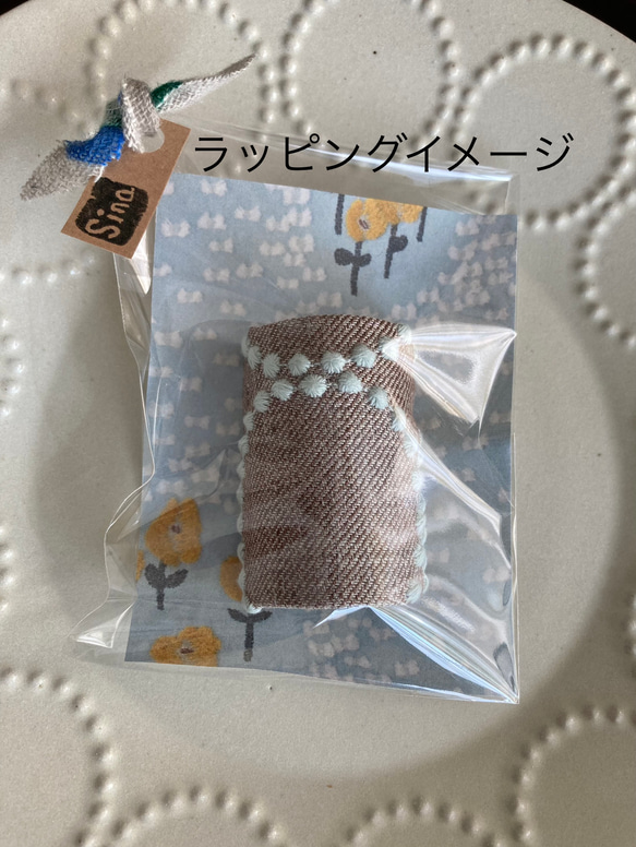 ミナペルホネン  choucho&cookie♡ ロングポニーフック　ヘアピアス 6枚目の画像