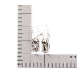 ERG-2075-R [2 件] 圓形耳罩耳環 第5張的照片