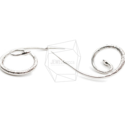 ERG-2077-R [2 件] 蛇形耳環、蛇形耳釘 / 24mm x 31mm 第3張的照片