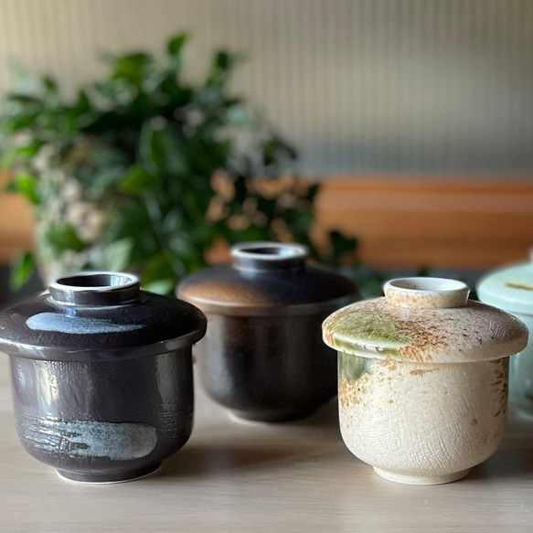 茶碗蒸し・大　たっぷり　和柄 1枚目の画像