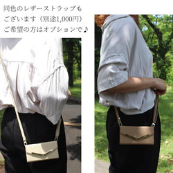 iphone ケース 手帳型 ミラー付き かわいい 15 14 SE 12 おしゃれ 13 11 カード収納 レザー 16枚目の画像