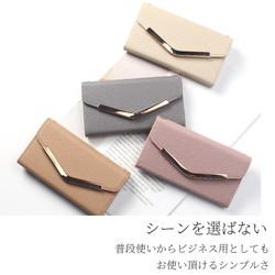 iphone ケース 手帳型 ミラー付き かわいい 15 14 SE 12 おしゃれ 13 11 カード収納 レザー 3枚目の画像