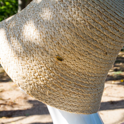 【シルエットが美しい★麦わら帽子】ラフィアサンハット・ルハンナ 2枚目の画像