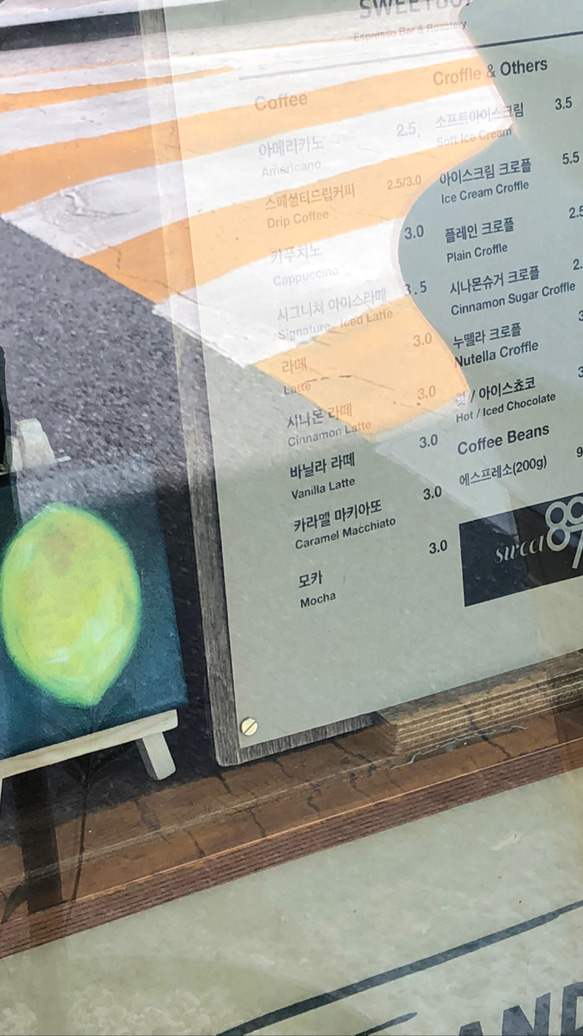 絵画 レモン Lemon ミニキャンバス 油彩画 額フレーム 12枚目の画像
