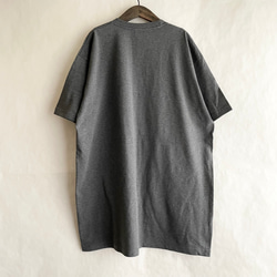 【maring】折り紙コップポケット　ビッグTシャツ　チャコール　T90-5 18枚目の画像
