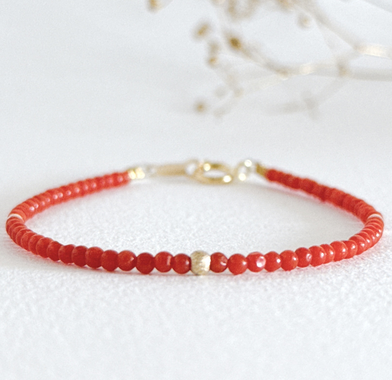 赤珊瑚＆水晶 インディアンブレス 赤珊瑚＆水晶 インディアンブレス