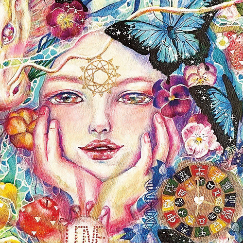 虹龍とたまゆら原画キャンバス☆送料込 絵画 陽月瞳 通販 14016593  