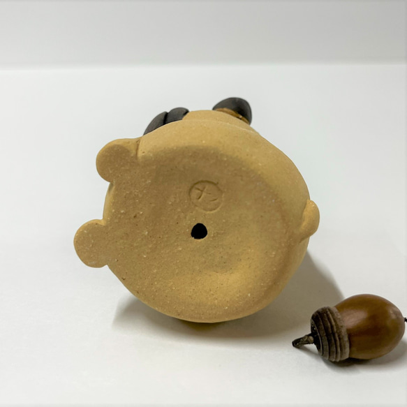 パグ（フォーン）Ｏ-402-1　　陶製　/Pug/哈巴狗 10枚目の画像
