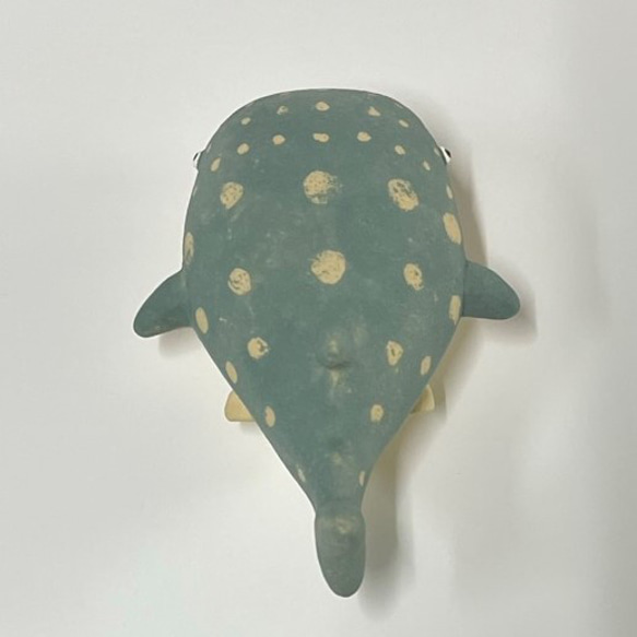 ジンベエザメ　子　Ｅ-125　陶製　/Whale shark /鯨鯊/Walhai/व्हेल शार्क 8枚目の画像