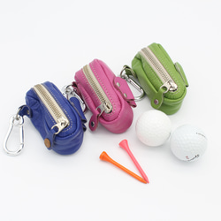 本革ゴルフボールケース ティーケース ミンクル その他ケース CRANKY.H