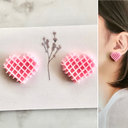 天然石 ターコイズ ブルー イヤリング ピアス ハンドメイド 大ぶり