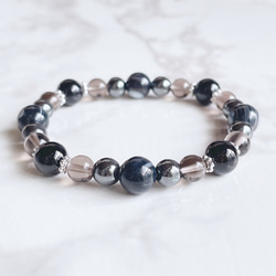 インパクト中心地濃厚エネルギー】 大玉 リビアングラス ブレスレット