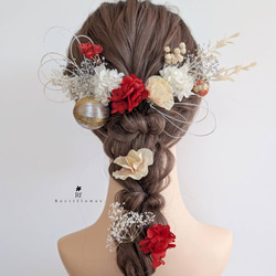 髪飾り 赤薔薇 結婚式 成人式 美女と野獣 パール ヘアアクセサリー 髪飾り 赤薔薇 結婚式 成人式 美女と野獣 ダイヤ 宝石 ヘア