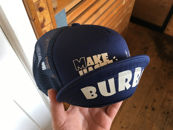 HACHIVARDS ネイビー キャップ ツバが短いキャップ【short visor mesh cap(navy)】 キャップ