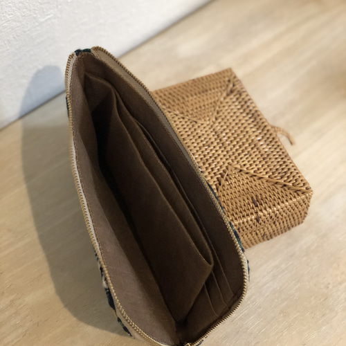 ミナペルホネン♡L字ファスナー長財布 よし様】 L字ファスナー牛革長財布