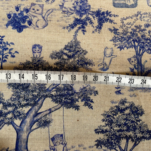 新入荷！日本製『ユキエモン yukiemon キャットガーデン 綿麻生地