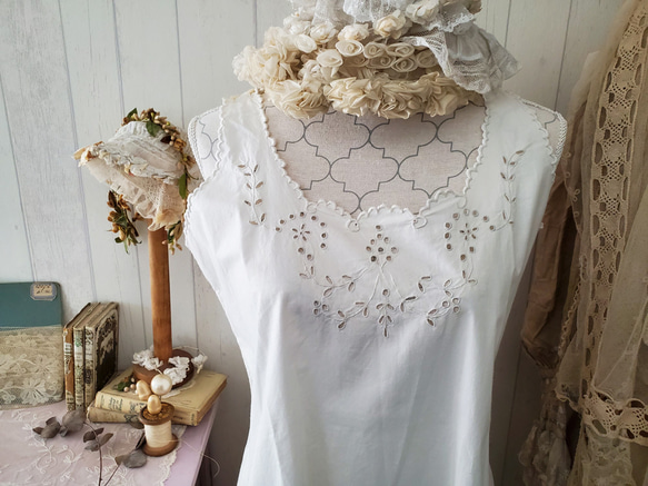 フランスアンティーク コットンワンピース ワンピース Mon Atelier 