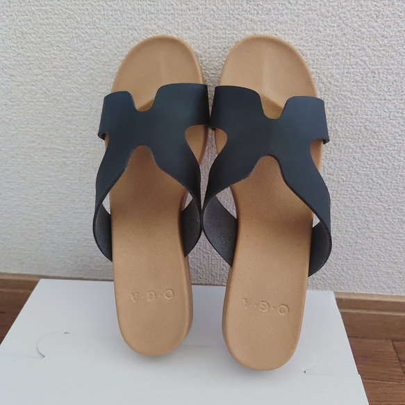 サンダル フラット 柔らかいインソール 日本製 ローヒール / 靴 レディースシューズ 婦人靴 15枚目の画像