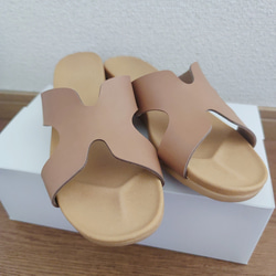 サンダル フラット 柔らかいインソール 日本製 ローヒール / 靴 レディースシューズ 婦人靴 12枚目の画像