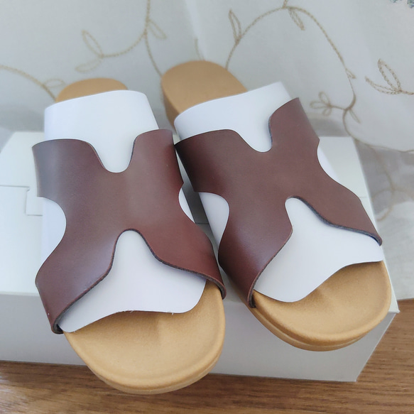 サンダル フラット 柔らかいインソール 日本製 ローヒール / 靴 レディースシューズ 婦人靴 13枚目の画像