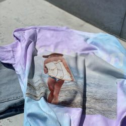 タイダイ染めグラフィックTシャツ　サーフ＆スケートボード　M〜XL 5カラー 9枚目の画像