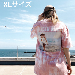 タイダイ染めグラフィックTシャツ　サーフ＆スケートボード　M〜XL 5カラー 14枚目の画像