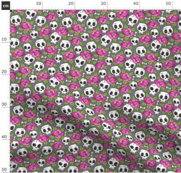 メキシコ シュガースカル スカル柄 ドクロ ハンドメイド素材 輸入輸入生地 生地 布 綿 コットン 1枚目の画像