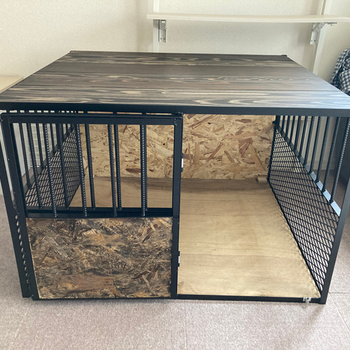 新作※受注生産】 アイアン ペットケージ M ハウス・小屋