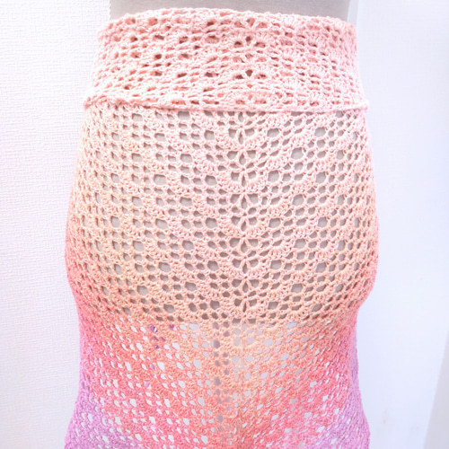 他店にて完売＊ショール 三角ショール バレエショール コットン 手編み