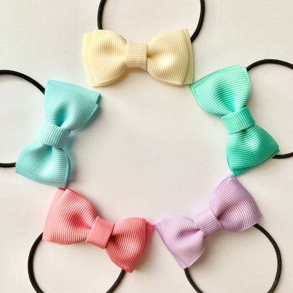 K】2個300円♡選べるヘアゴム☆シンプルリボンのヘアゴム ヘア