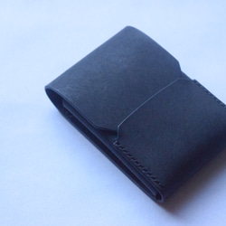 [受注生産品] No.014M [Card Case] カードケース[BLACK] 2枚目の画像